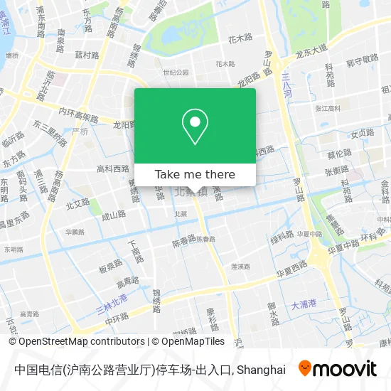 中国电信(沪南公路营业厅)停车场-出入口 map