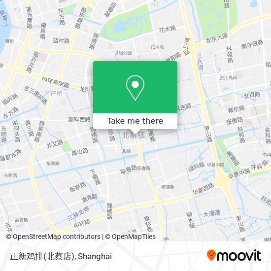 正新鸡排(北蔡店) map