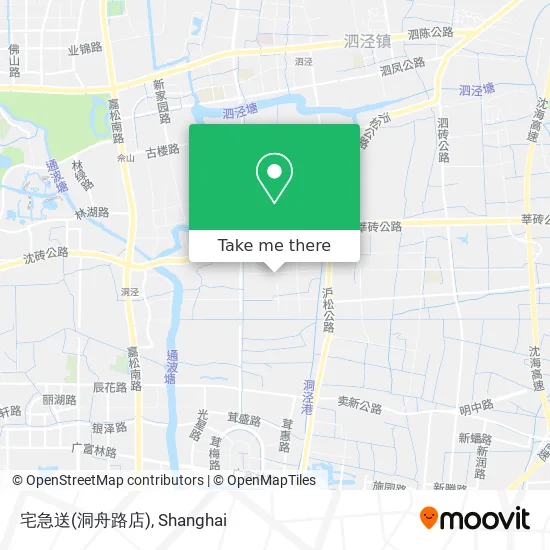 宅急送(洞舟路店) map