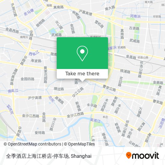 全季酒店上海江桥店-停车场 map