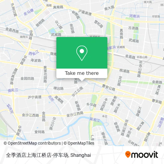 全季酒店上海江桥店-停车场 map