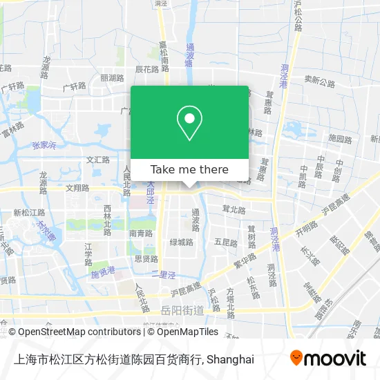 上海市松江区方松街道陈园百货商行 map
