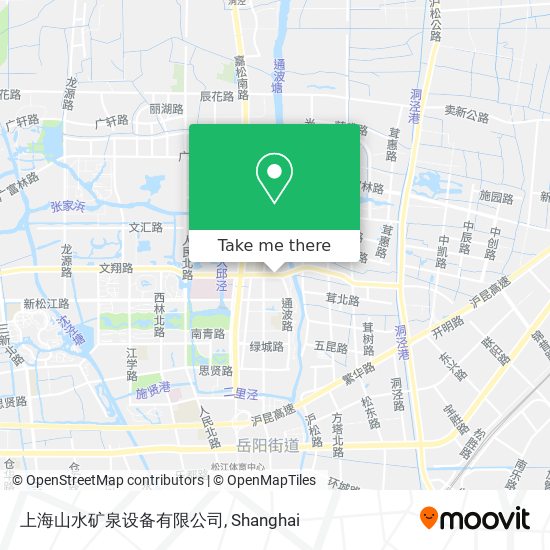 上海山水矿泉设备有限公司 map