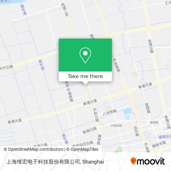 上海维宏电子科技股份有限公司 map