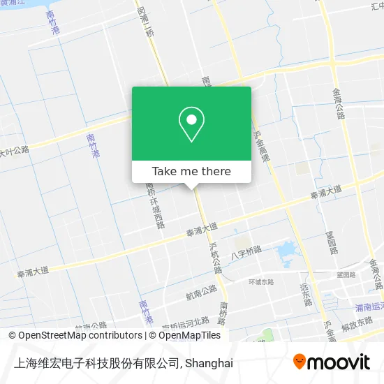 上海维宏电子科技股份有限公司 map