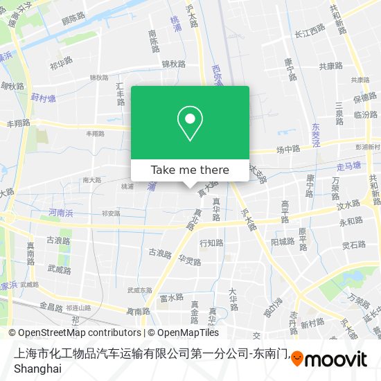 上海市化工物品汽车运输有限公司第一分公司-东南门 map