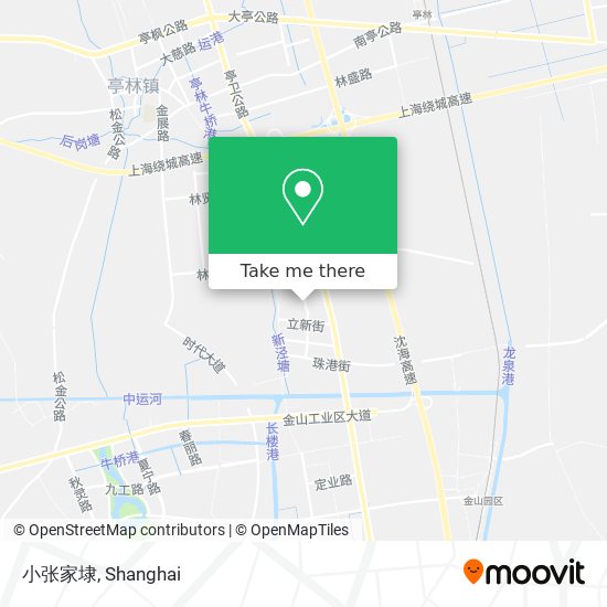 小张家埭 map