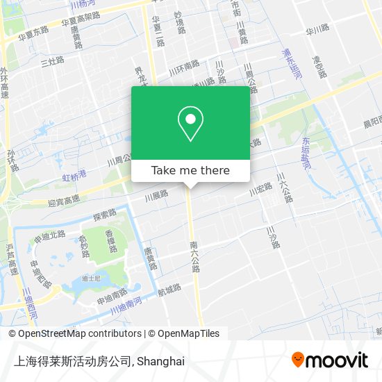 上海得莱斯活动房公司 map