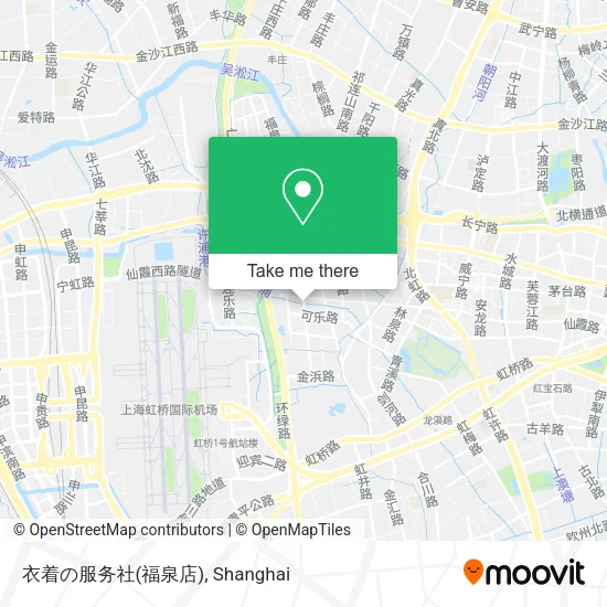 衣着の服务社(福泉店) map
