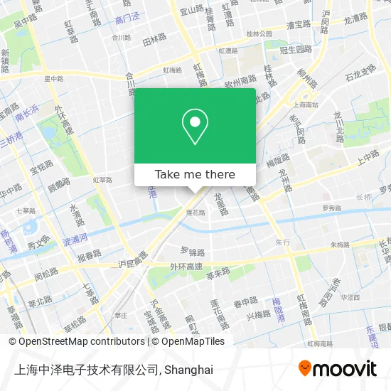 上海中泽电子技术有限公司 map