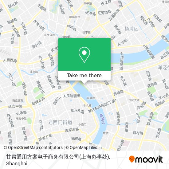 甘肃通用方案电子商务有限公司(上海办事处) map