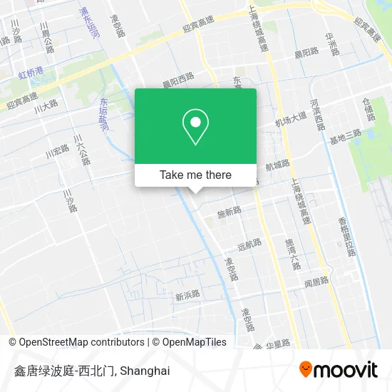 鑫唐绿波庭-西北门 map