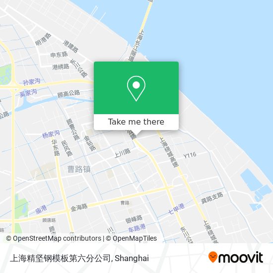 上海精坚钢模板第六分公司 map