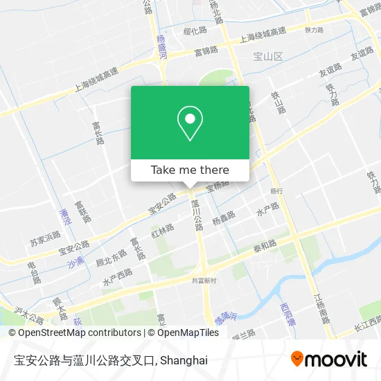 宝安公路与蕰川公路交叉口 map