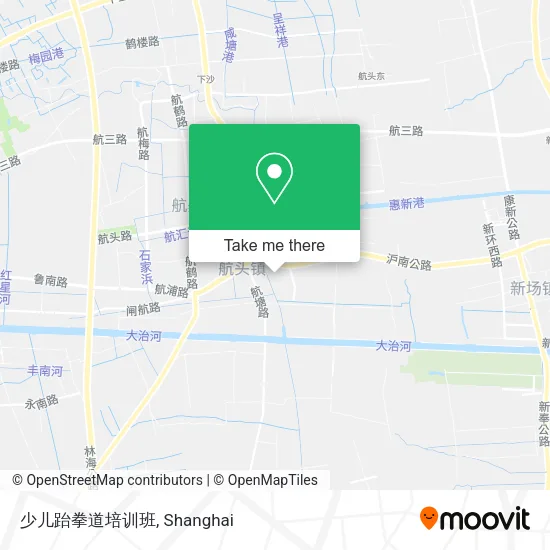 少儿跆拳道培训班 map