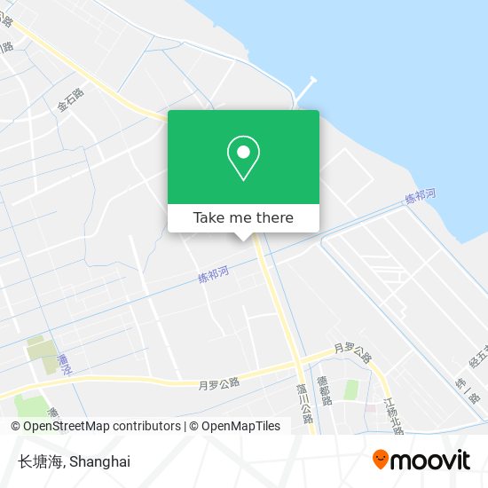 长塘海 map
