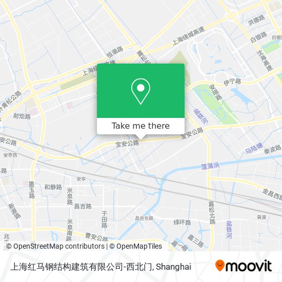 上海红马钢结构建筑有限公司-西北门 map