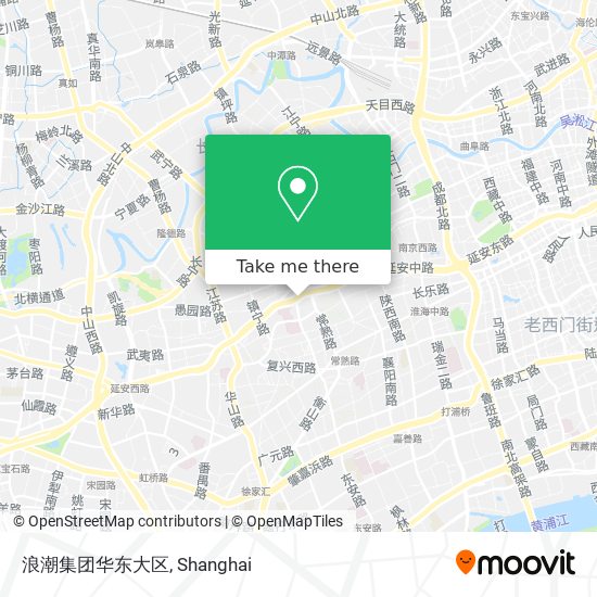 浪潮集团华东大区 map