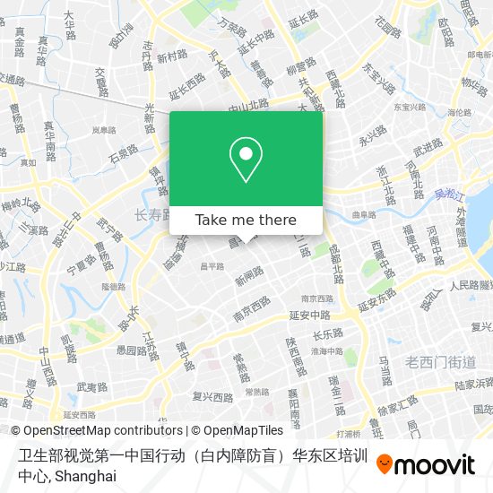 卫生部视觉第一中国行动（白内障防盲）华东区培训中心 map