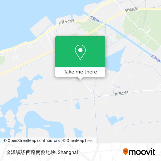 金泽镇练西路南侧地块 map