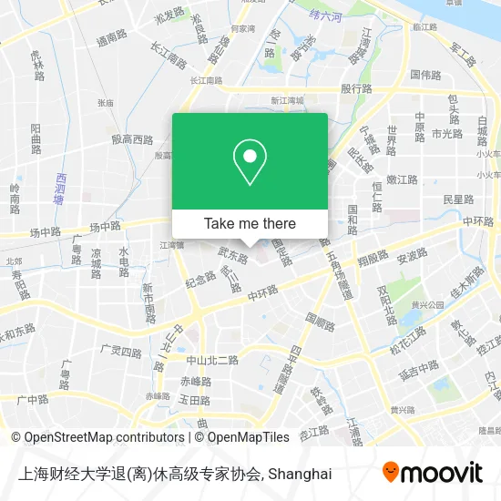 上海财经大学退(离)休高级专家协会 map