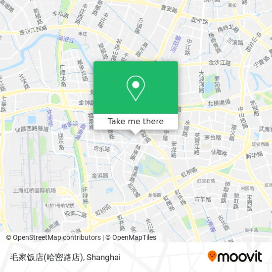 毛家饭店(哈密路店) map