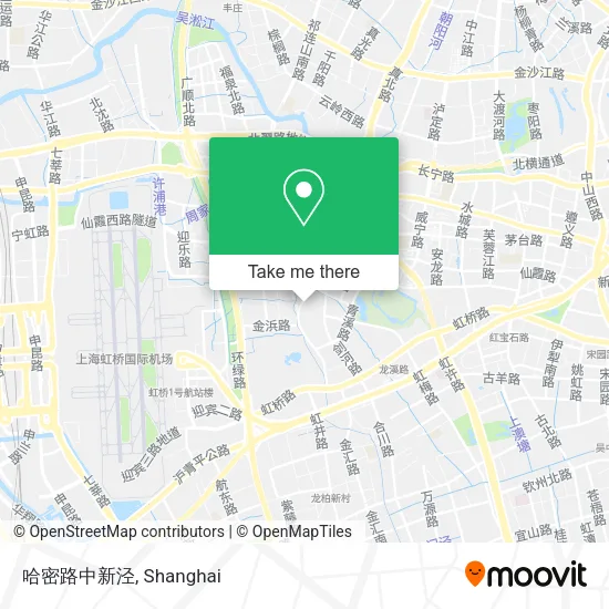 哈密路中新泾 map