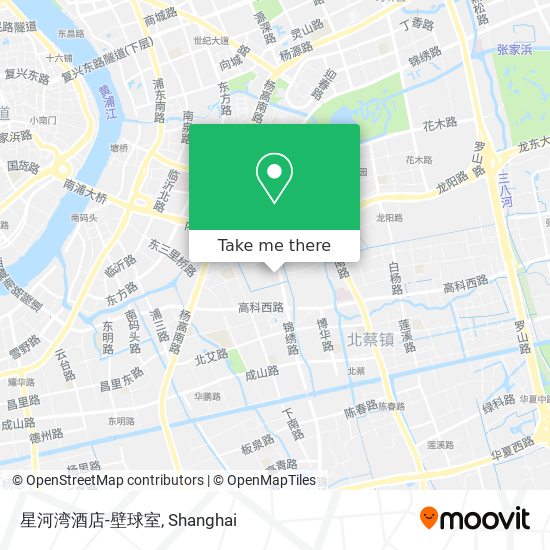 星河湾酒店-壁球室 map