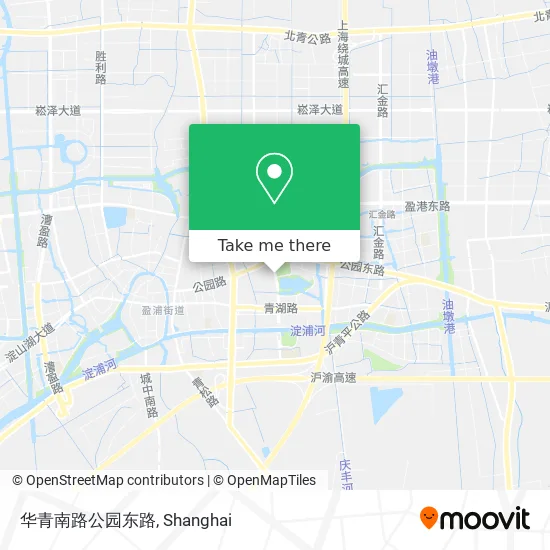 华青南路公园东路 map