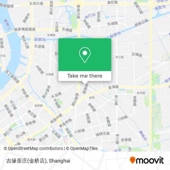 吉缘茶庄(金桥店) map