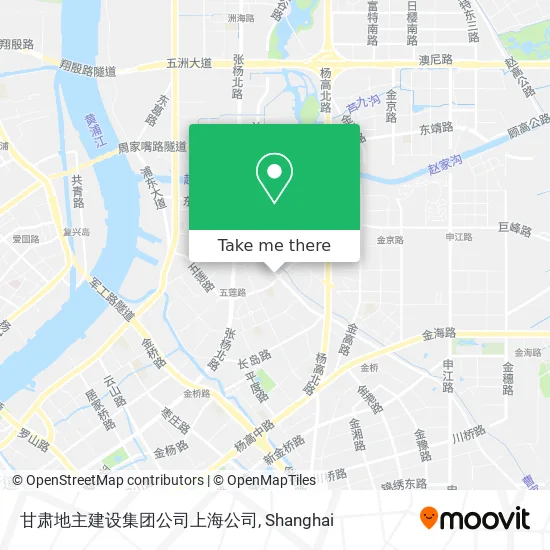 甘肃地主建设集团公司上海公司 map