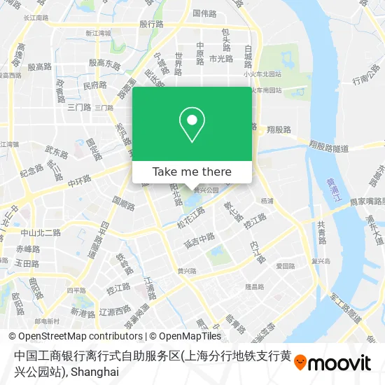 中国工商银行离行式自助服务区(上海分行地铁支行黄兴公园站) map