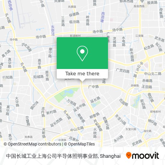 中国长城工业上海公司半导体照明事业部 map
