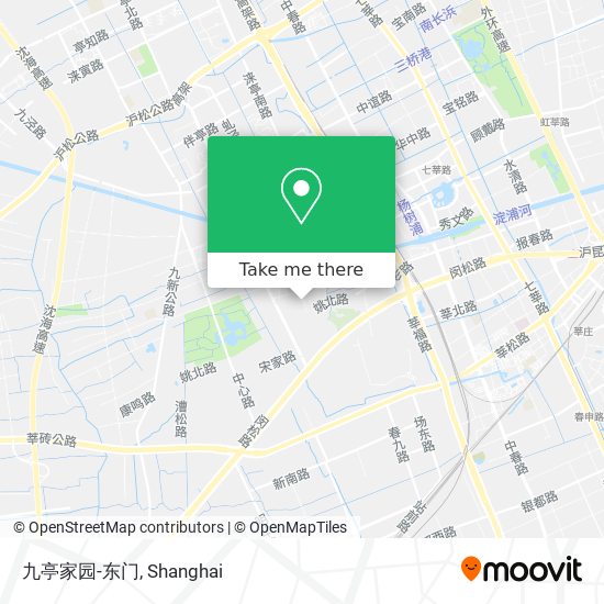 九亭家园-东门 map