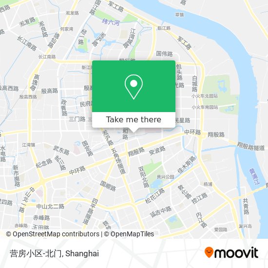 营房小区-北门 map