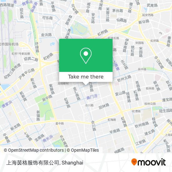 上海茵格服饰有限公司 map