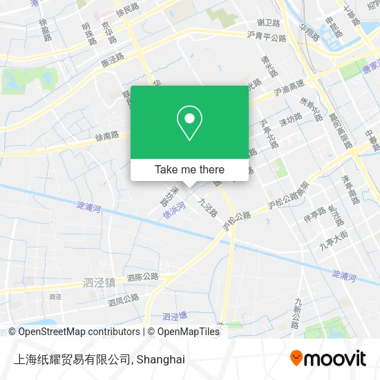 上海纸耀贸易有限公司 map