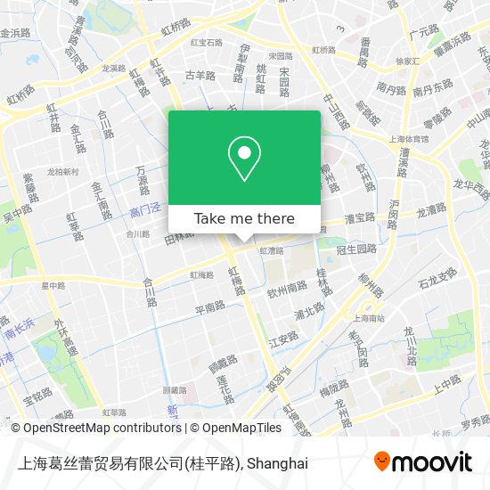 上海葛丝蕾贸易有限公司(桂平路) map