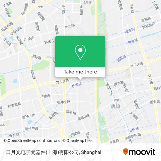 日月光电子元器件(上海)有限公司 map