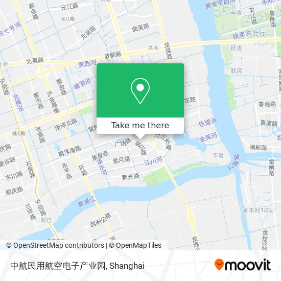 中航民用航空电子产业园 map