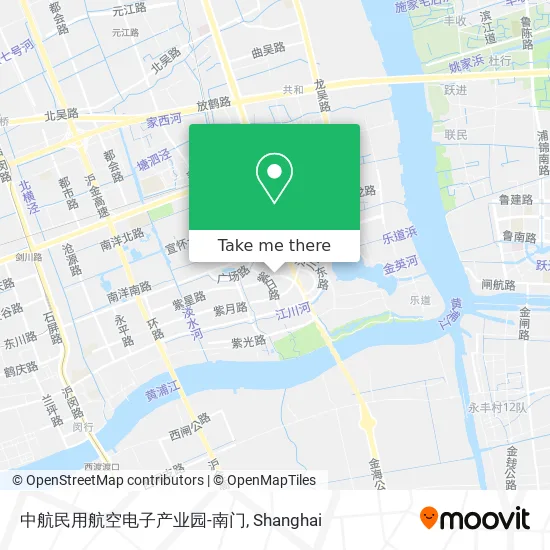 中航民用航空电子产业园-南门 map