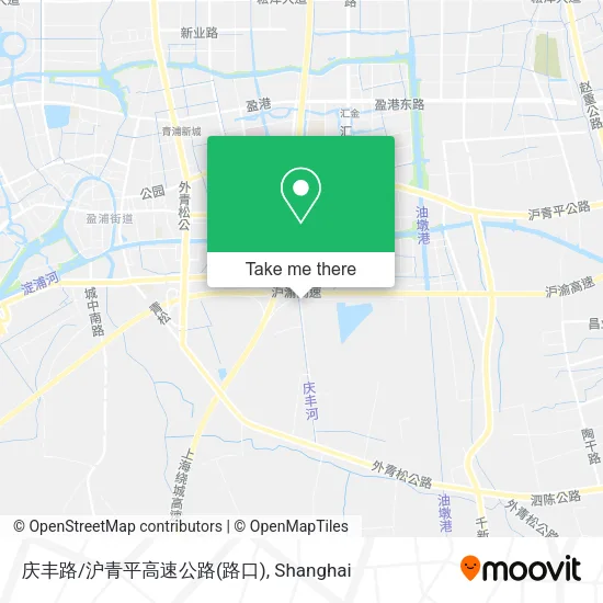 庆丰路/沪青平高速公路(路口) map