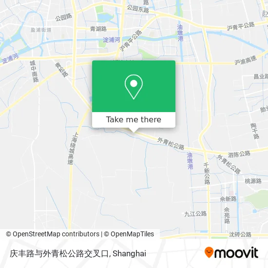 庆丰路与外青松公路交叉口 map