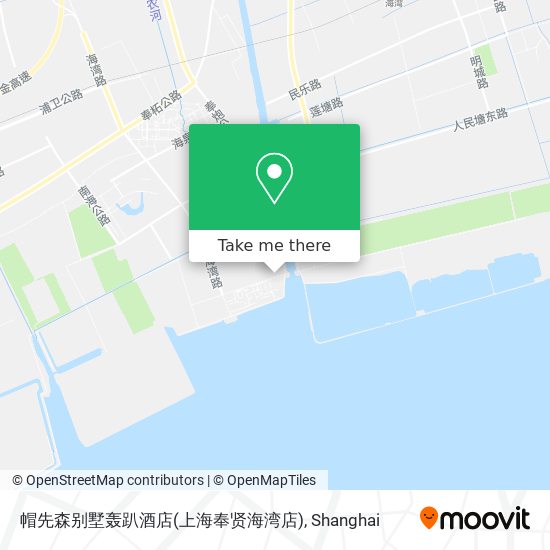 帽先森别墅轰趴酒店(上海奉贤海湾店) map