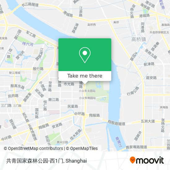共青国家森林公园-西1门 map