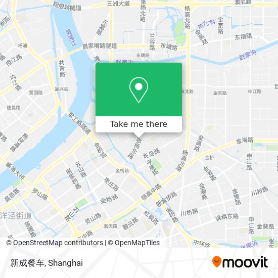新成餐车 map