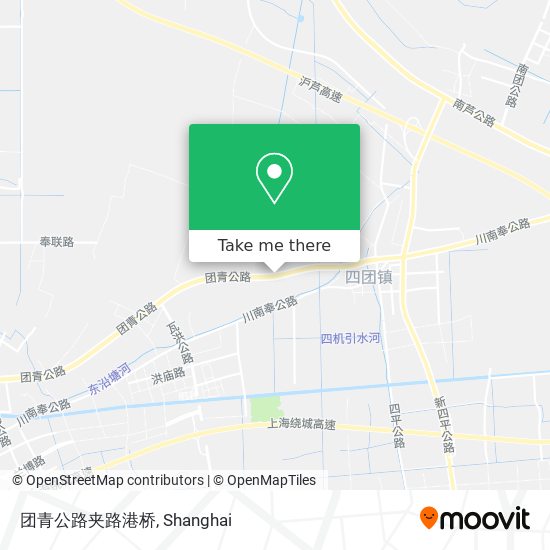 团青公路夹路港桥 map