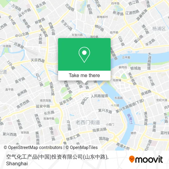 空气化工产品(中国)投资有限公司(山东中路) map