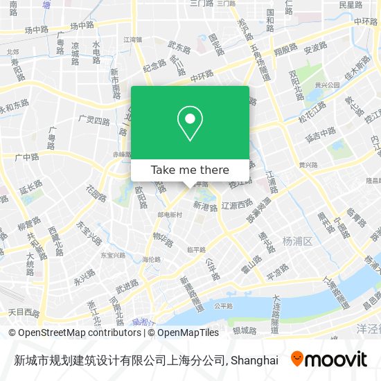 新城市规划建筑设计有限公司上海分公司 map