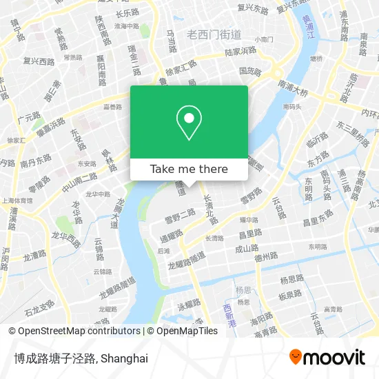 博成路塘子泾路 map